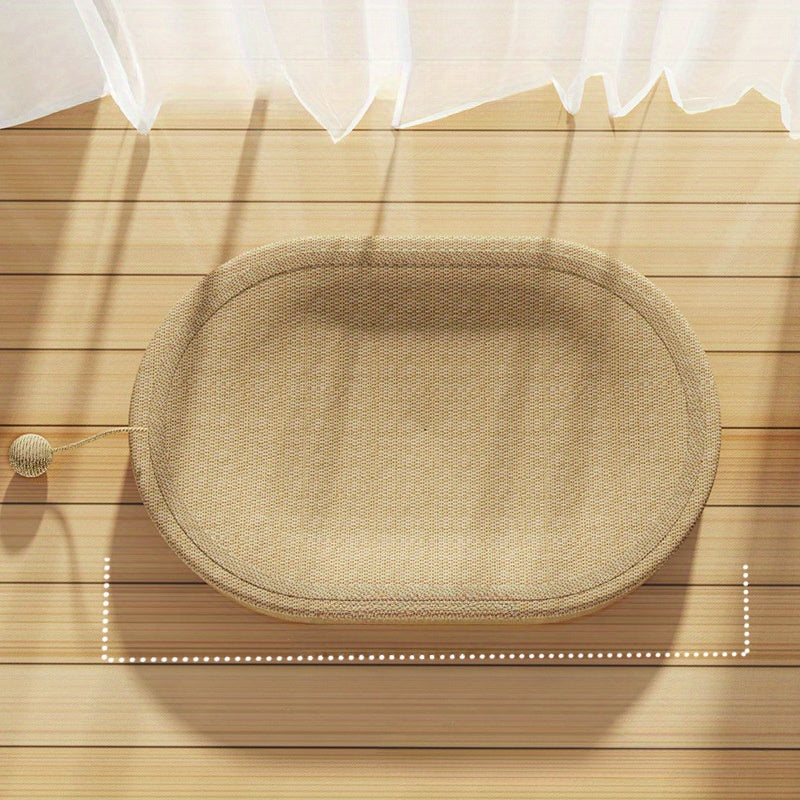 Ivory Cat Scratching Board and Bed Combo
