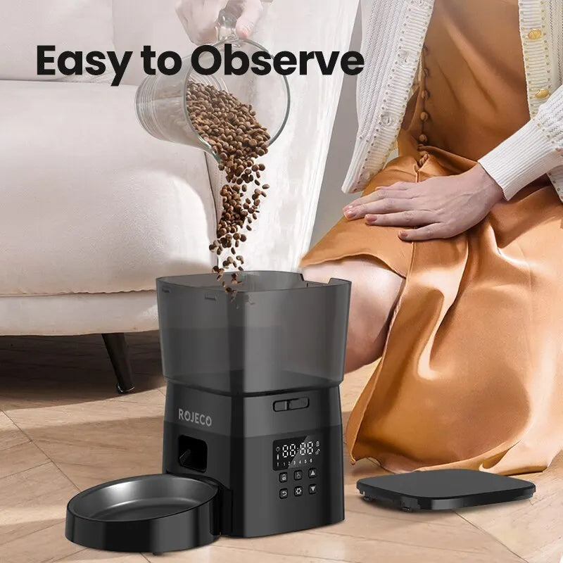 Smart Control Automatic Pet Feeder for Cats and Dogs