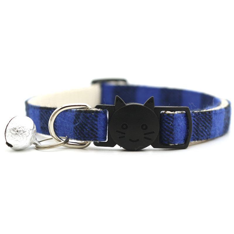 Reflective Cat Collar with Breakaway Buckle and Bell for Kitten Puppy Pet Use